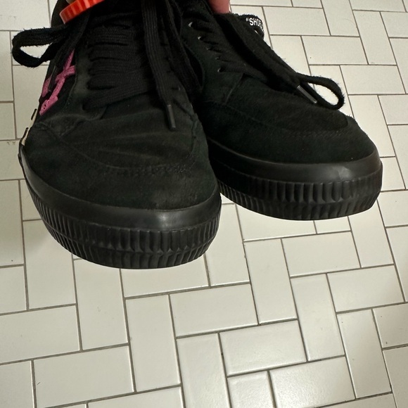 OFF-White Vulc Low Black Fuchsia Sneakers size 42 - Picture 4 of 12